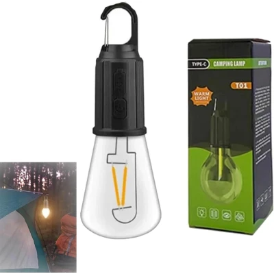 Type C bulb ideal for camping - IPX4 Waterproof Spotlight, ...