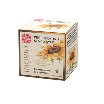 Crème visage régénérante au tournesol - Ingrid Cosmetics (50 ml) chez...