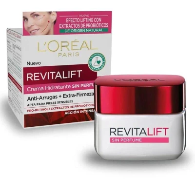 Crema L'Oréal Revitalift Antiarrugas Sin Perfume 50ml