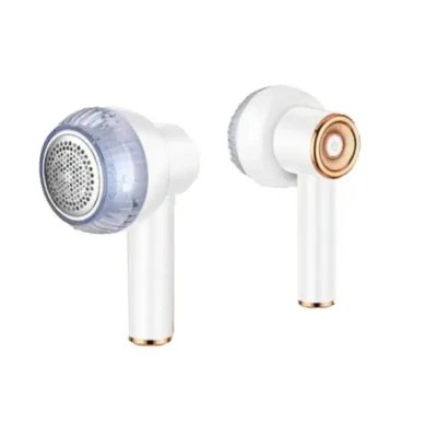 Quitapelusas Eléctrico SK-683 Blanco y Oro Rosa | Mayorista