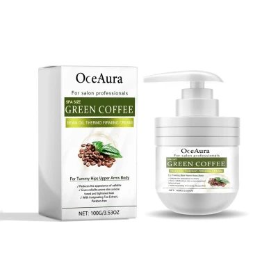 Crema Termo Reafirmante Café Verde 100ml | OceAura B2B