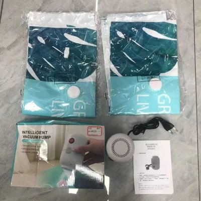 Pompe à vide intelligente + 2 sacs 60x80cm | Grossiste M2TEC