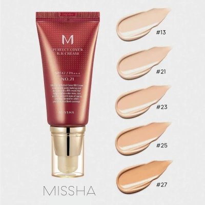 MISSHA M PERFECT COVER BB CREAM SPF42 PA++++ N23 BEIGE NATUREL 20 M...