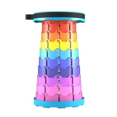 Taburete Telescópico Plegable Multicolor - M2TEC