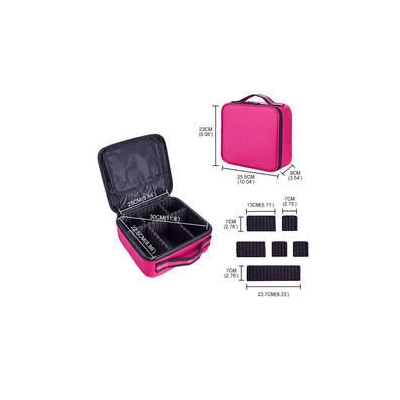 Maleta de maquillaje rosa, estuche para cosmeticosBeauty Devices