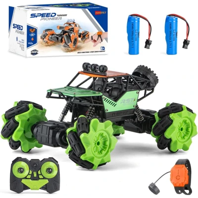 Off-Road Remote Control Car with Gesture Control and 360° Rotation