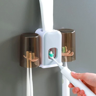Dispensador Automático de Pasta y Soporte 2 Vasos - M2TEC