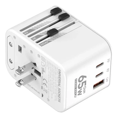 Adaptateur universel 65W GaN PD/QC - Grossiste M2TEC