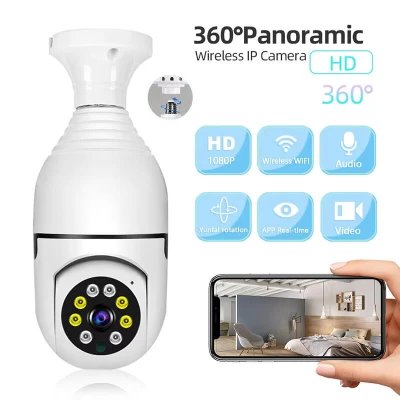 3MP Wireless Indoor Bulb Security Camera wholesale | M2TEC