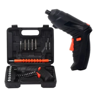 Destornillador Inalámbrico 4.8V 47 Piezas con Maletín