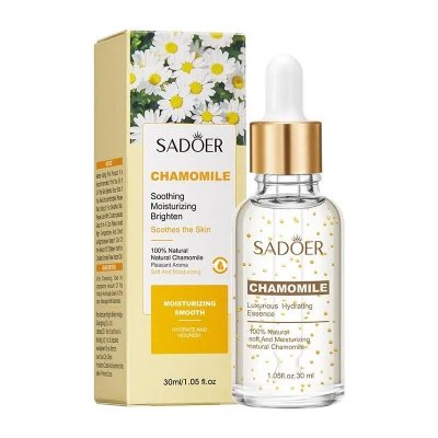 Essence visage 100% naturelle apaisante et hydratante à la camomille