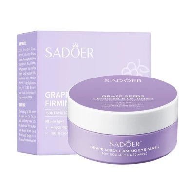 Máscaras firmadoras para os olhos com 60% de AHA + antioxidantes (60 p...
