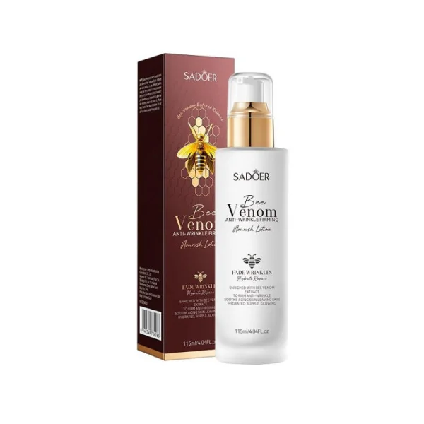 Loción Nutritiva Reafirmante Antiarrugas con Veneno de Abeja (115ml)  Lifting Natural y Hidratación Profunda