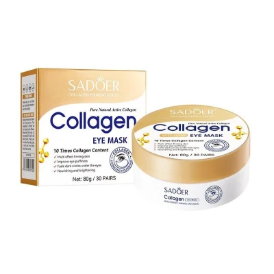Parches Ojos Antiedad Colágeno Sadoer 80g | Mayorista B2B