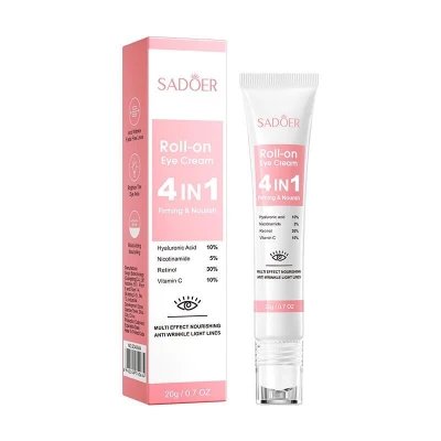 Sadoer Contorno de Ojos 4 en 1 Roll-on 20g | Mayorista M2TEC