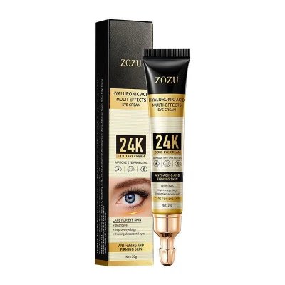 Crème contour des yeux multi-effets à l'acide hyaluronique 24K Zozu 20 20g.Zozu vente en gros...