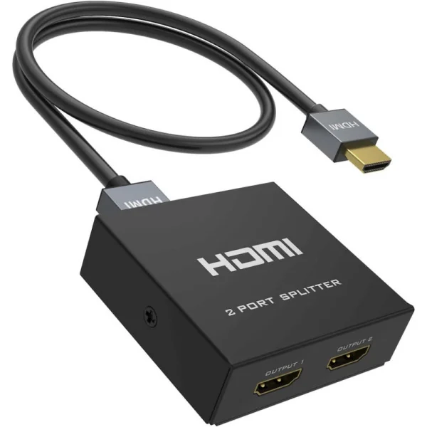 Divisor HDMI 4K - 1 Entrada a 2 Salidas Simultáneas
