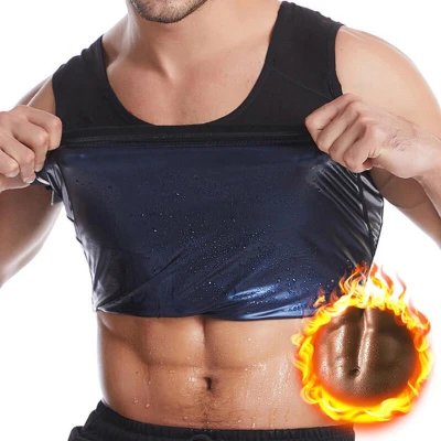 Sauna Shirt or Vest for Men - Burns Fat and Shapes the Body