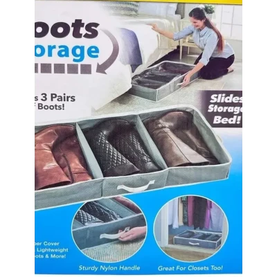 Organizador de Tela para Botas con 3 Secciones de AlmacenamientoHom...