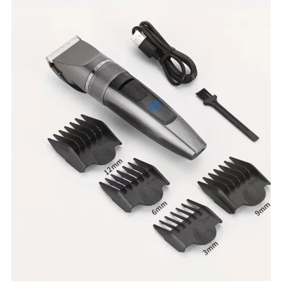Tondeuse professionnelle pour cheveux et barbe 1200 mAh verte Lyca GL69968 vente en gros...