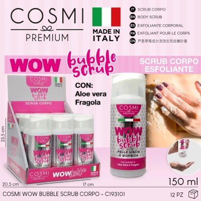 Exfoliante Corporal WOW Bubble 150ml | COSMI Made in Italy