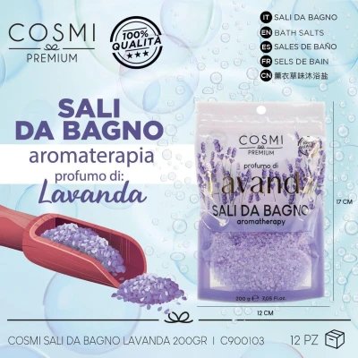 ?? Sal de Baño Aromatherapy Lavanda 200g  Relajación Profunda y Cu...