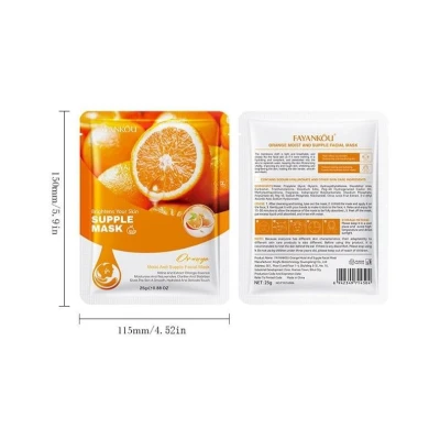 Mascarilla Facial Iluminadora de Naranja  paraPiel & Rostro
