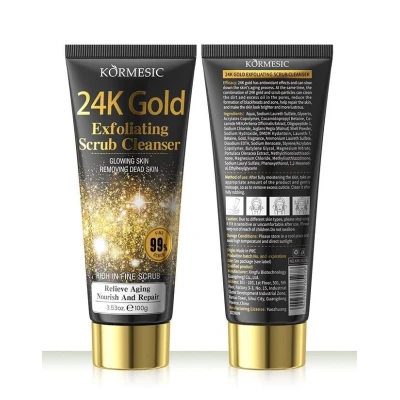 Limpiador Facial Exfoliante 24K paraPiel & Rostro