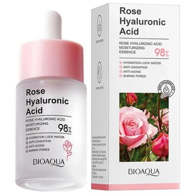 Bioaqua Rose Hyaluronic Acid Essence - Hidratación 98%