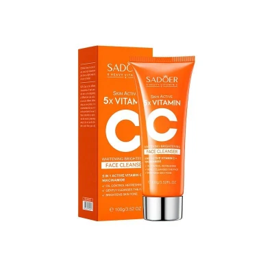 Limpiador Facial SADOER Vitamina C y Niacinamida 100ml