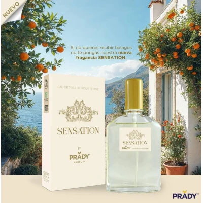 Perfume Eau de Toilette Sensation Pour Femme 90ml | PRADY