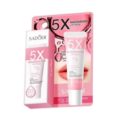 Masque pour les lèvres Niacinamide + Acide hyaluronique + Squalane 10 g...