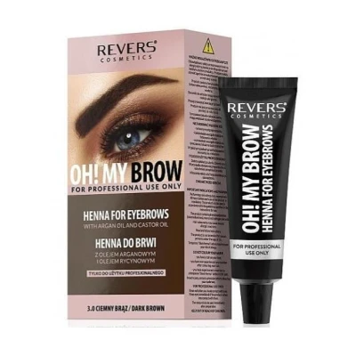 Henna brune professionnelle pour sourcils 15 ml + 15 ml
