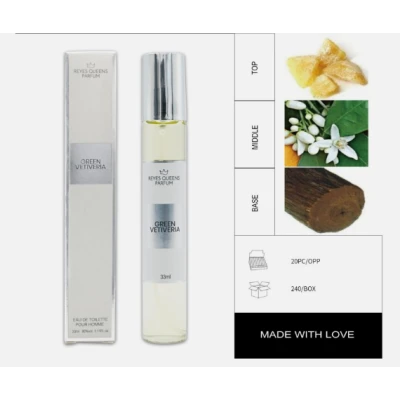 Parfum Eau de Toilette VERT VERITERIA POUR HOMME 33ML en gros...