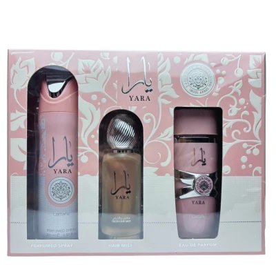 Set Perfume Yara Lattafa 50+100+200ML | Mayorista B2B