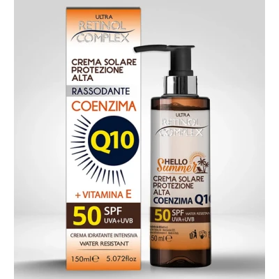Crème solaire avec coenzyme Q10 et FPS 50 150 ml en gros | M2TEC Ma...