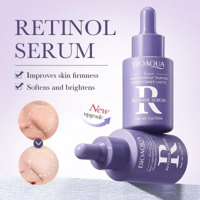 Sérum Facial Antiarrugas con Retinol y Ácido Hialurónico 30ml BIOAQUA  Renovación Celular y Juventud para tu Piel