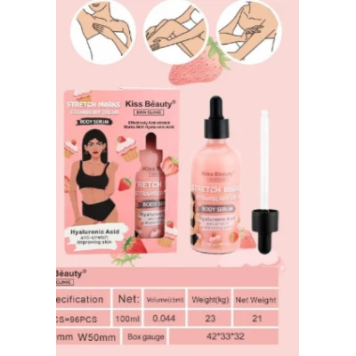 Serum Corporal Anti?Estrías Ácido Hialurónico y Fresas Kiss Beauty 100?ml - Suavidad, Elasticidad y Fragancia Dulce wholesale | 