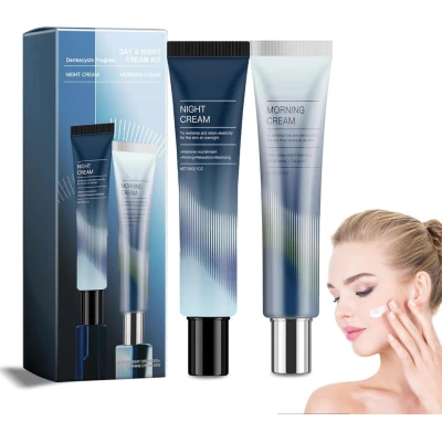 Kit Crema Hidratante de Día y Noche con Extracto de Centella Asiática 
