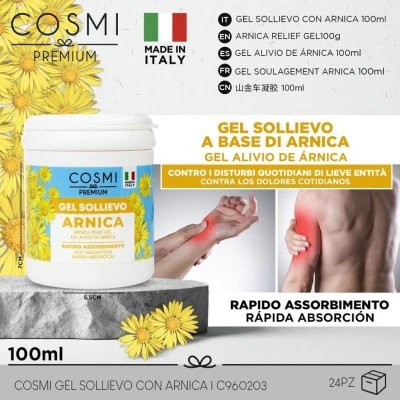 Gel apaisant à l'arnica 100 ml en gros | M2TEC Grossiste
