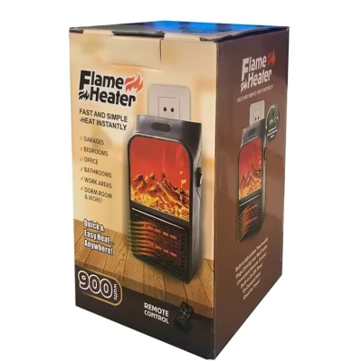 Calefactor Eléctrico Portátil Enchufable 1000W 110-220V con Mando a...