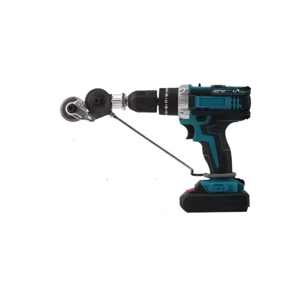 Taladro Eléctrico 48V con Set de 24 Piezas + Cortador de Lámina Galvanizada  Potencia Profesional y Precisión Total