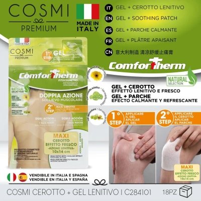 Gel + PARCHE 10x14cm pour ALIVIO of DOLOR 1 UD | Grossiste M2TEC
