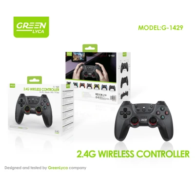 Wireless Command 2.4G Green Lyca G-1429 for PS3 and PC