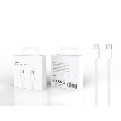 Câble USB-C vers USB-C 60 W 1 m en gros | M2TEC Grossiste