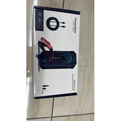 Compresor de aire portátil multiuso con pantalla LED y arranque de emergencia %category-name%