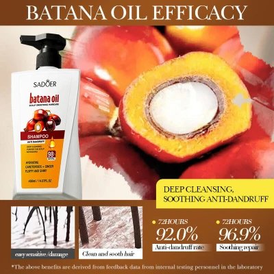 Shampoing à l'huile de Batana 400 ml en gros | Grossiste M2TEC