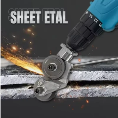48V Electric Drill with 24-Piece Set and Galvanized Sheet Cutter