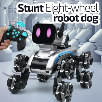 Perro Inteligente de 8 Ruedas STLNT  Juguete Robótico Interactivo ...
