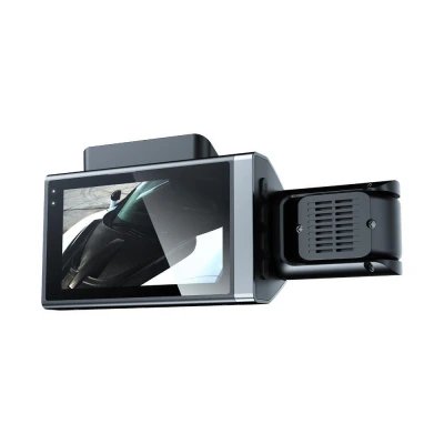 Dash Cam DVR dupla câmera 1296p para carro com tela LCD - Majorist